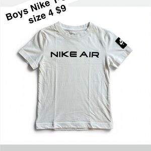 Nike White & Black 'Nike Air' Short Sleeve Tee